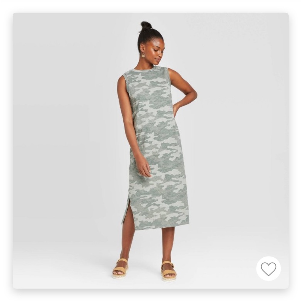 Target camo maxi dress